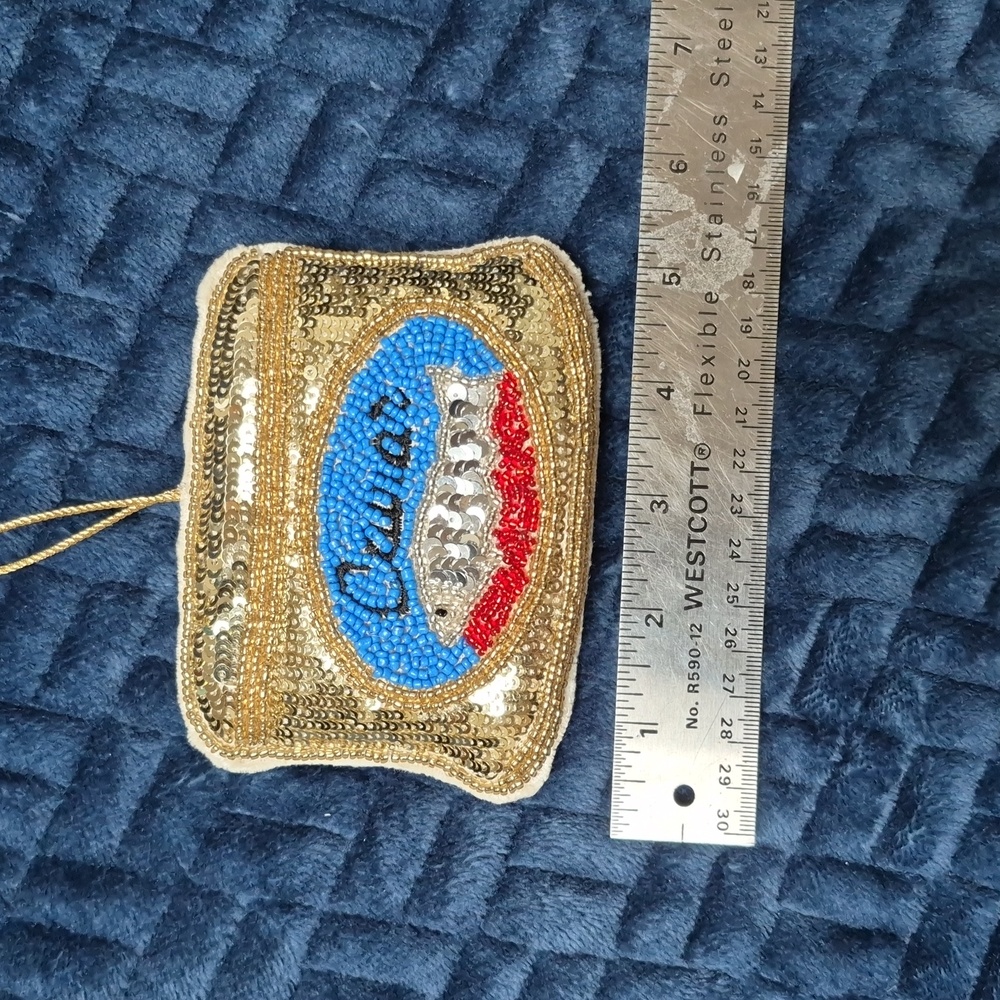 Anthropologie Caviar Beaded Accoutrement Ornament, New With Tags! - Picture 11 of 13